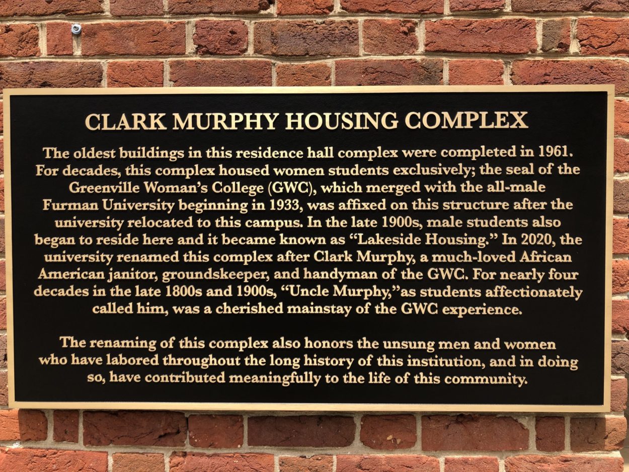 Clark Murphy plaque