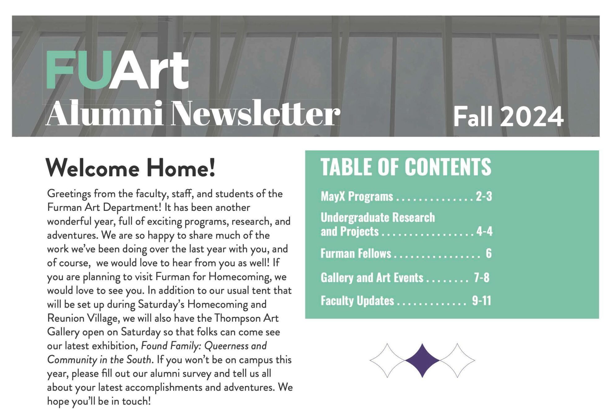 Art Alumni Newsletter 2024