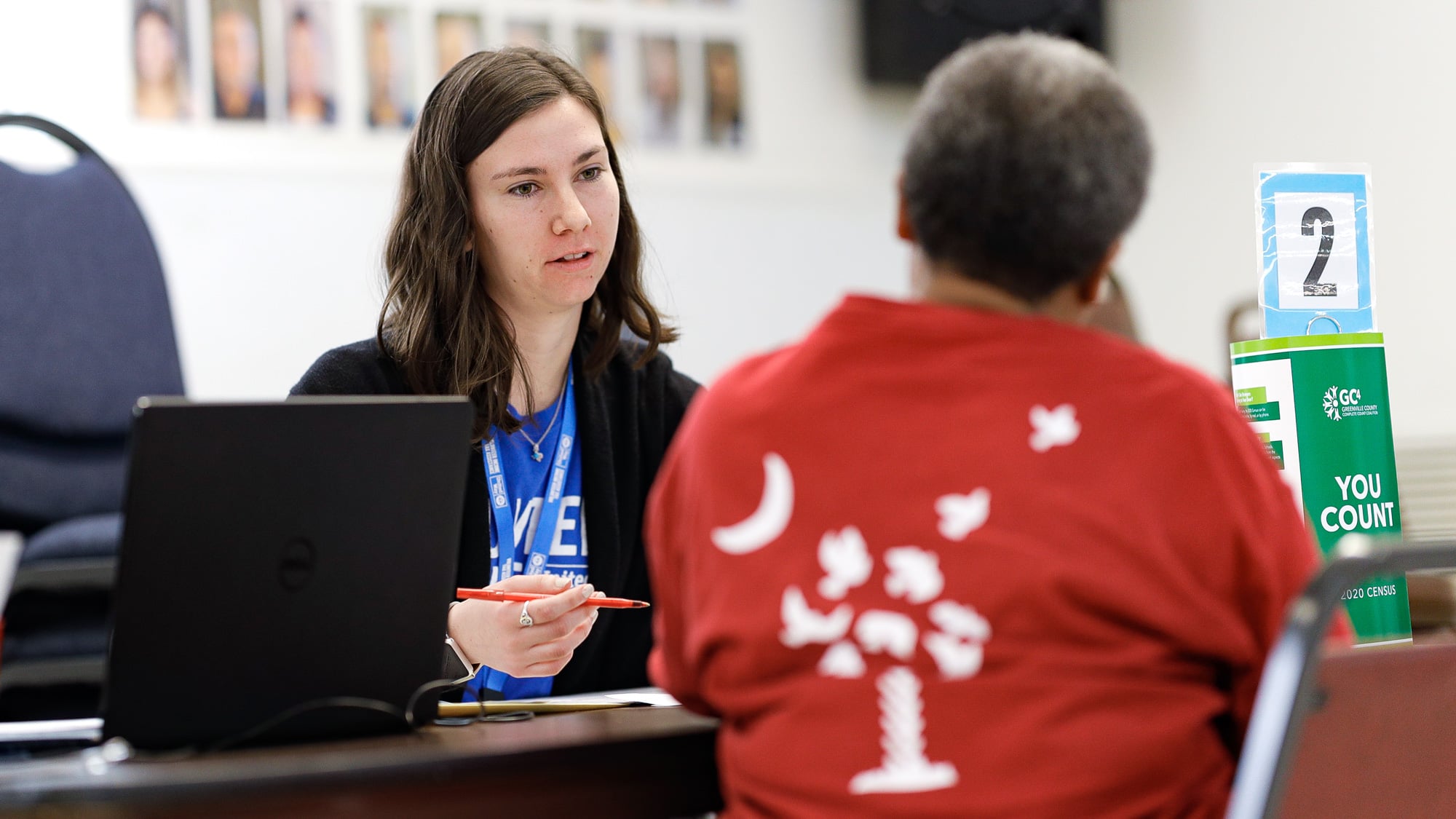 Sydney Tanner preparing tax documents