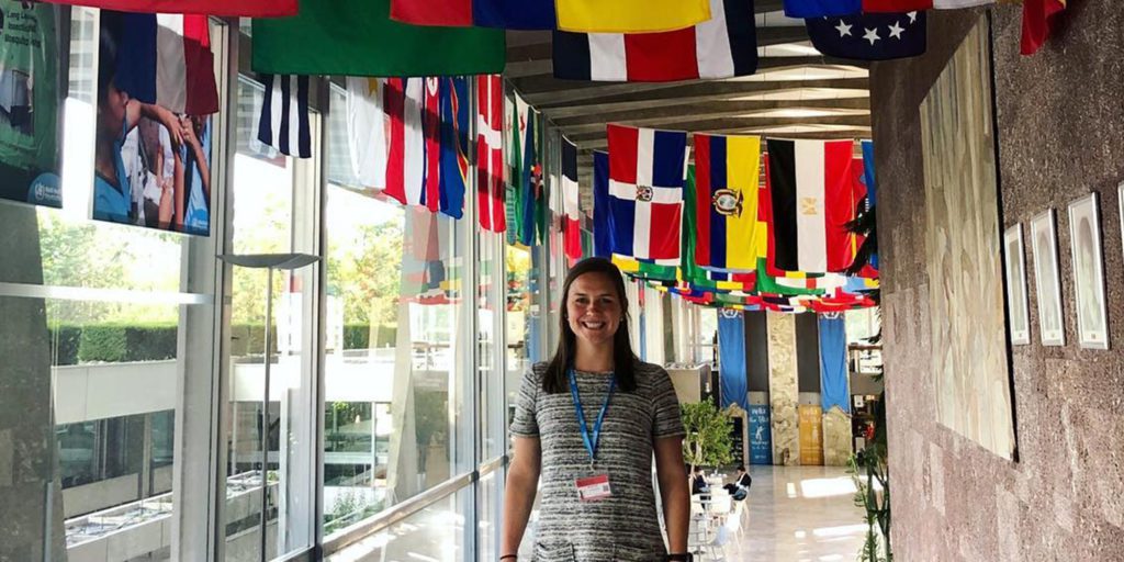 Kate Causey '17 at the World Health Organization