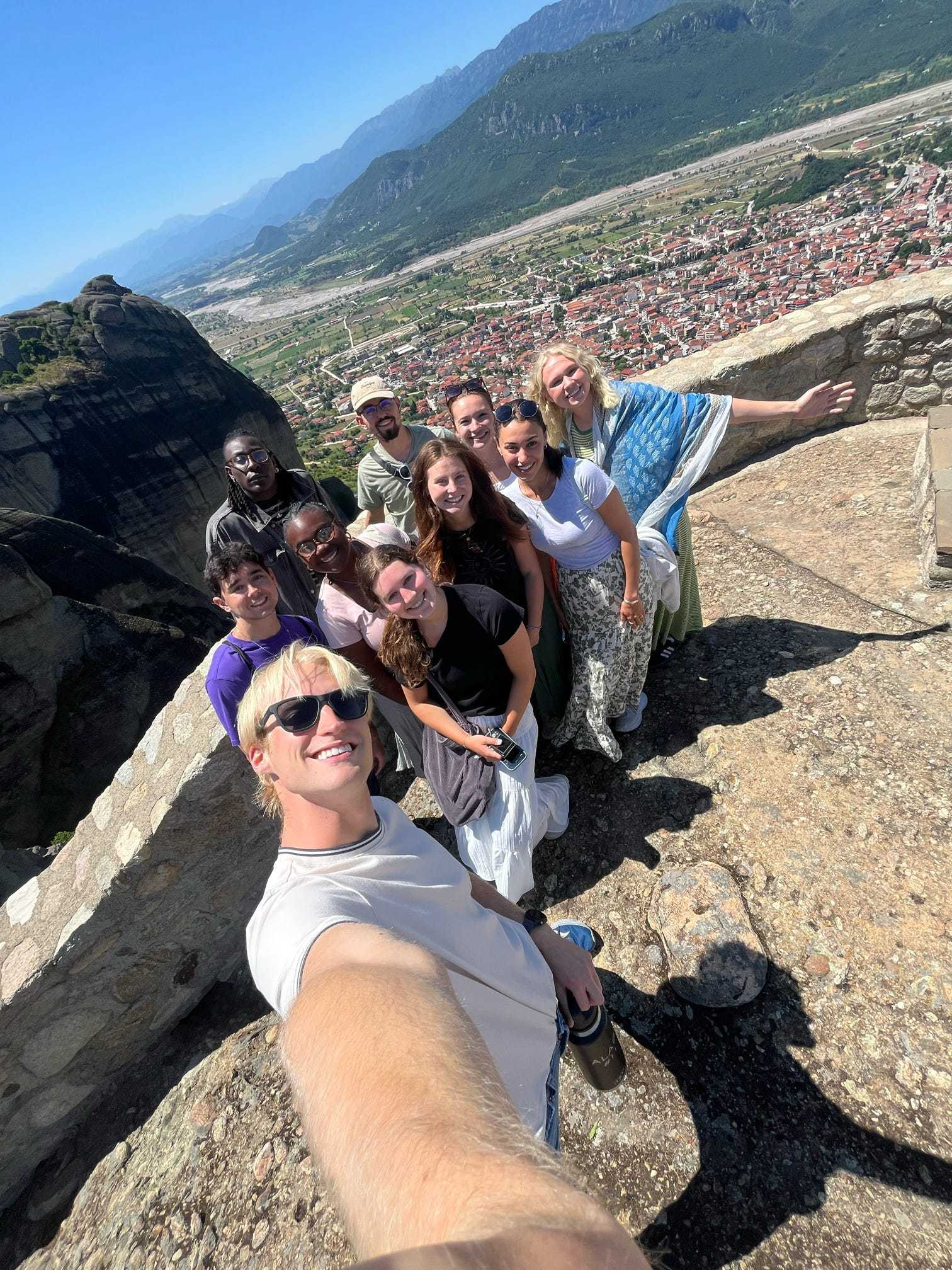 Student selfie