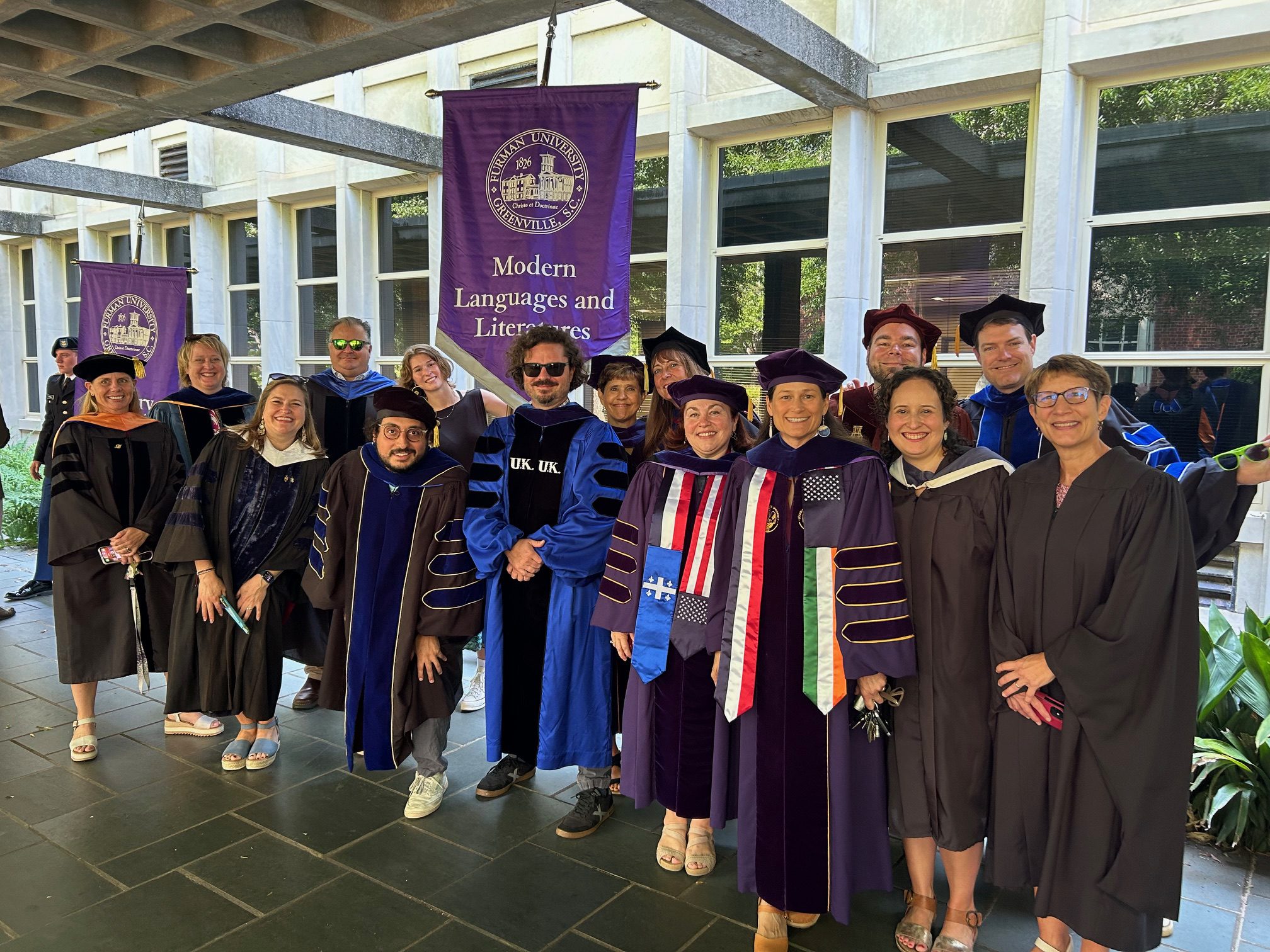 Faculty members of the MLL department at Furman.