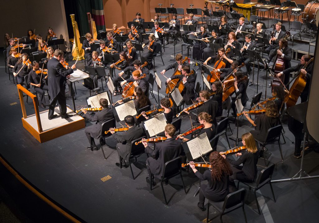 image Furman Symphony Orchestra on McAlister stage