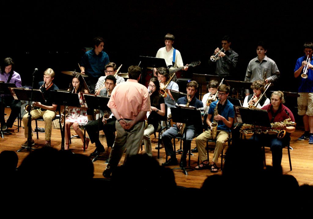 image summer jazz camp students performing