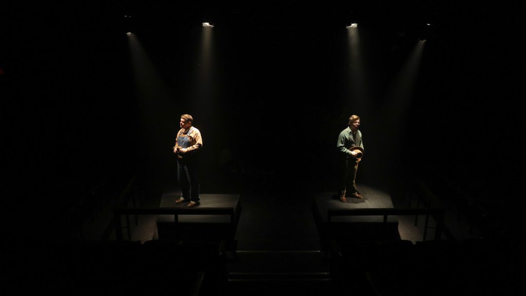 Students in a production of The Diviners