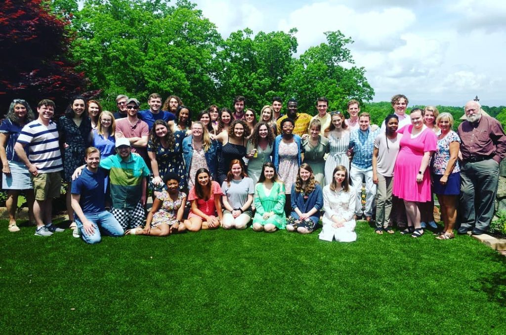 Theatre Department at End of the Year Picnic