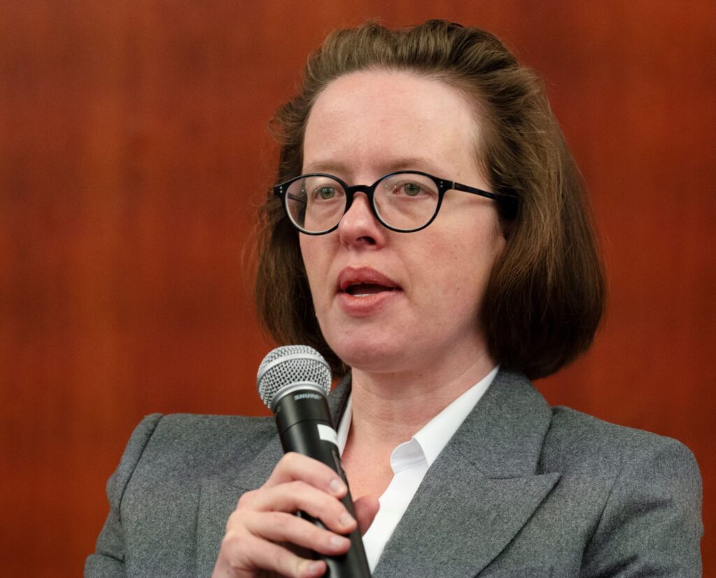 Helen Andrews responds to questions at Tocqueville Center event on American conservatism