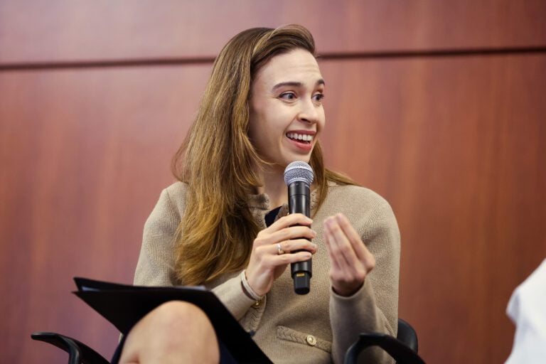 Sarah Gustafson speaks at Tocqueville Center at Furman University