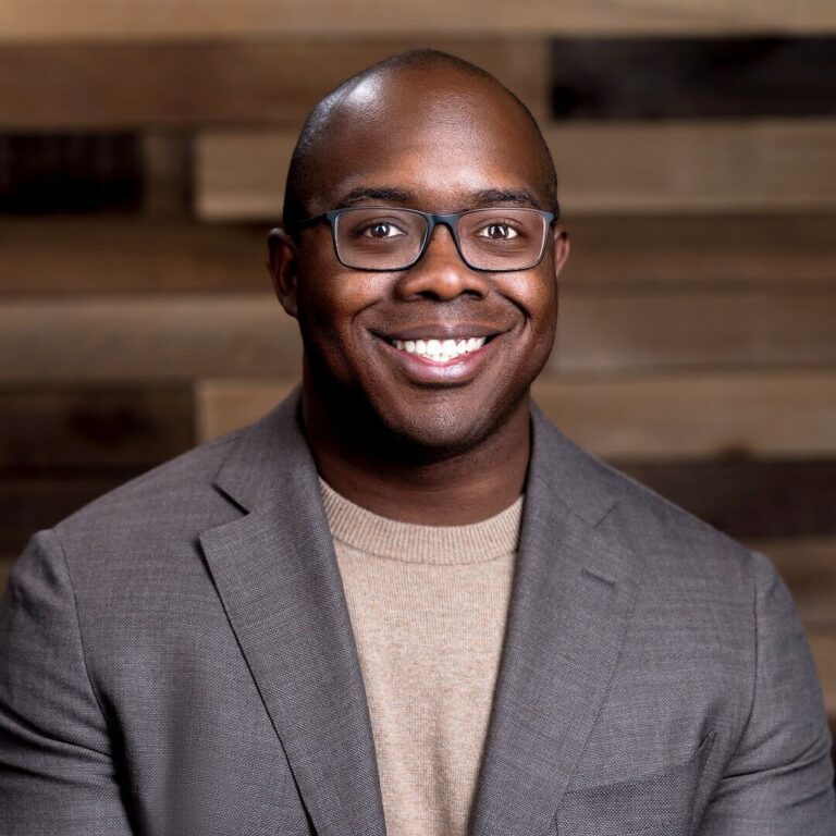 Esau MacCaulley speaks about the black experience in America at the Tocqueville Center
