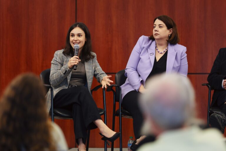 Erin Covey and Jessica Taylor of The Cook Political Report at the Tocqueville Center