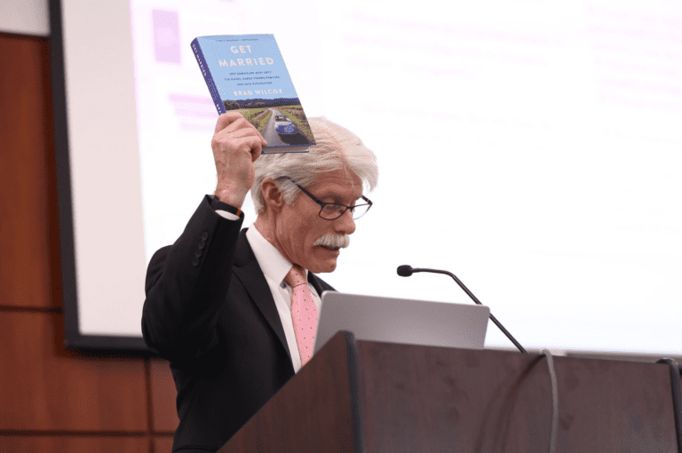 Brent Nelsen introduces Brad Wilcox marriage research