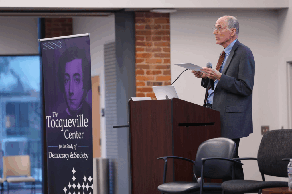 Mark Noll speaks at the Tocqueville Program on religion in America