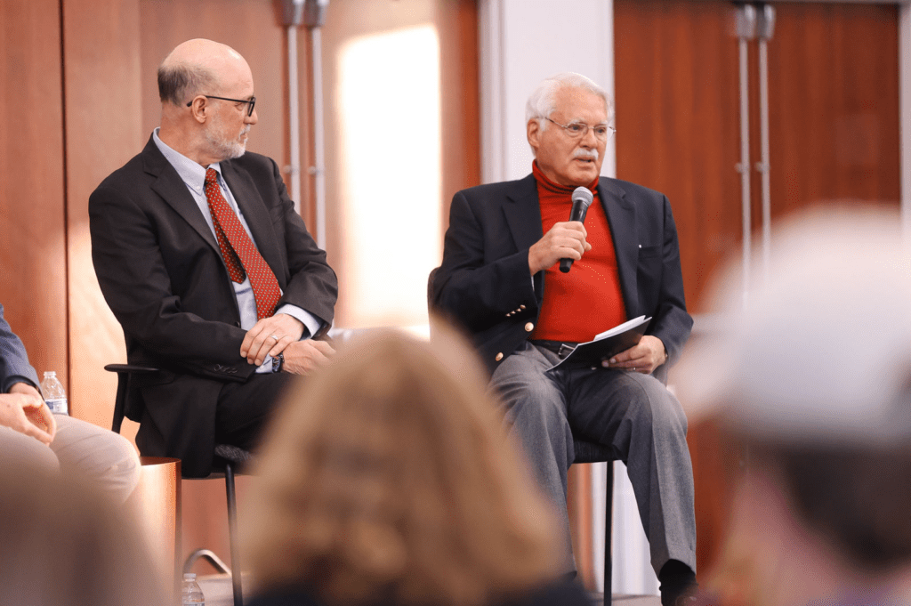 Mark Amstutz speaking during a Tocqueville Center lecture on religion and American foreign policy at Furman University.