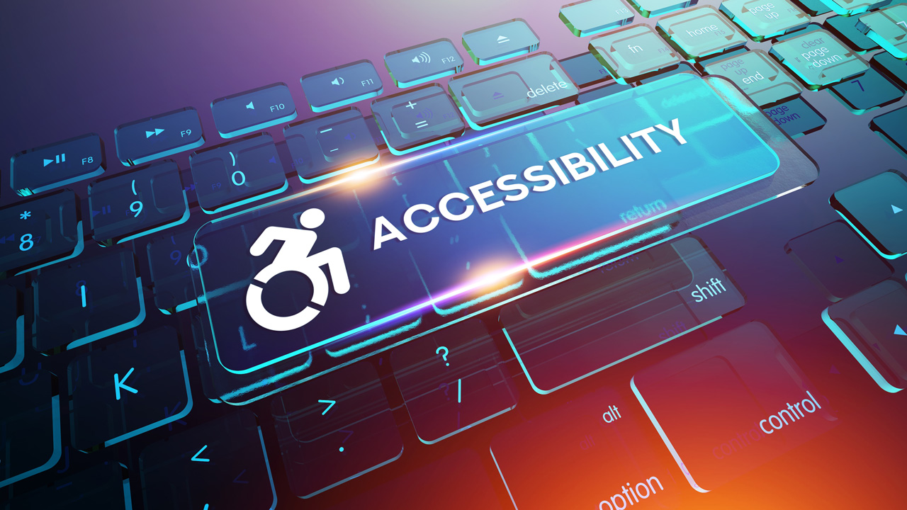 Accessiblity wheel chair keyboard