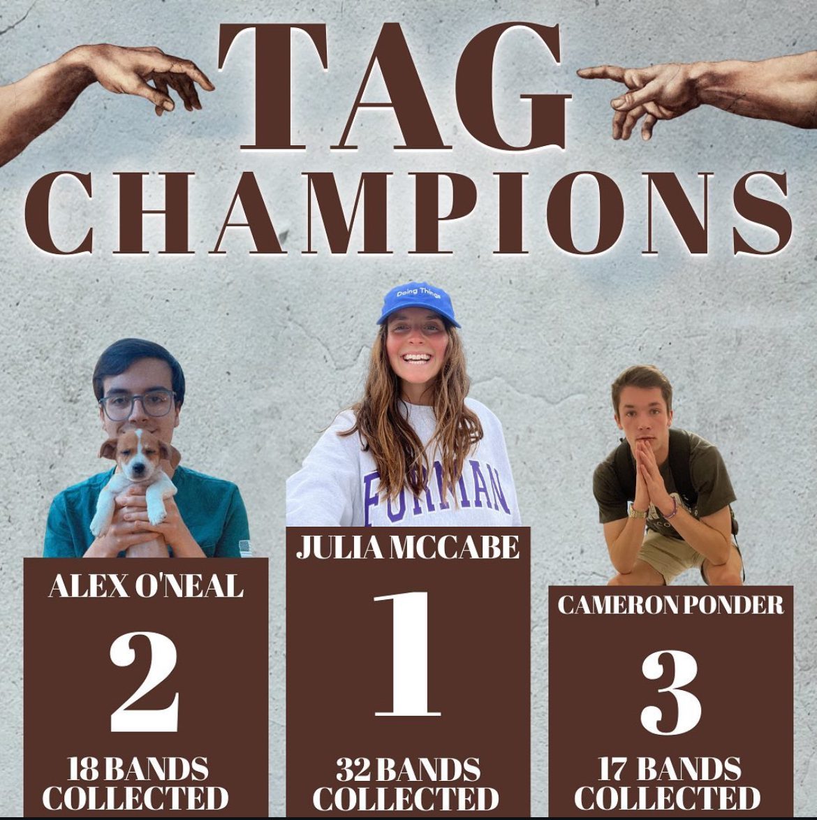 Let's Talk Tag; A Campus-wide Tradition | Furman Admissions Blog