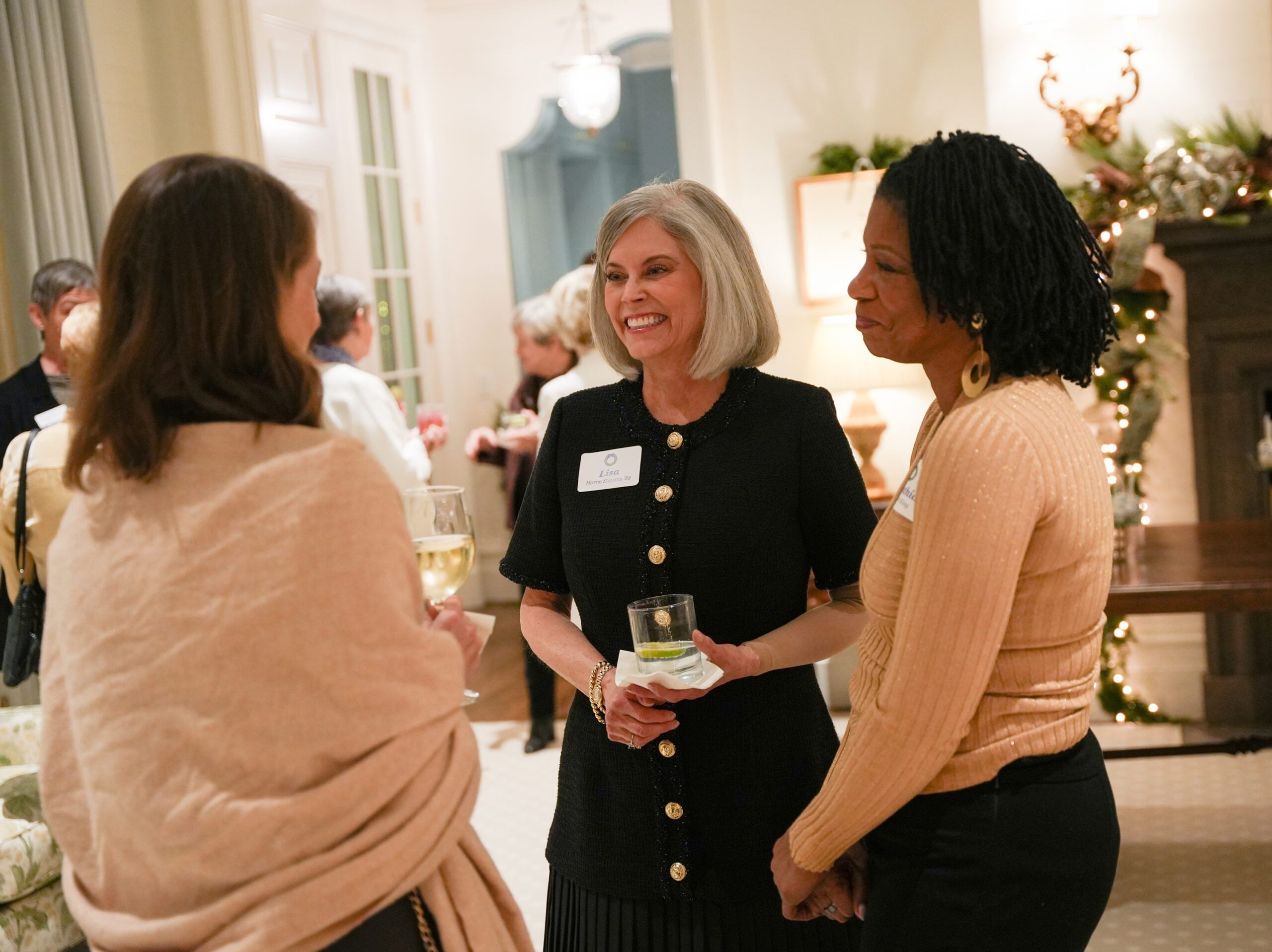 Furman WIN event attendees mingling