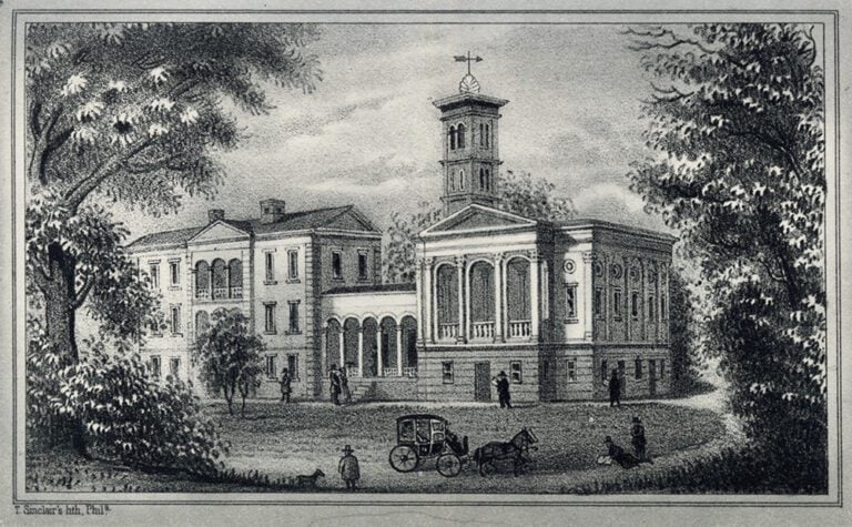 Edgefield School House Pen Sketch