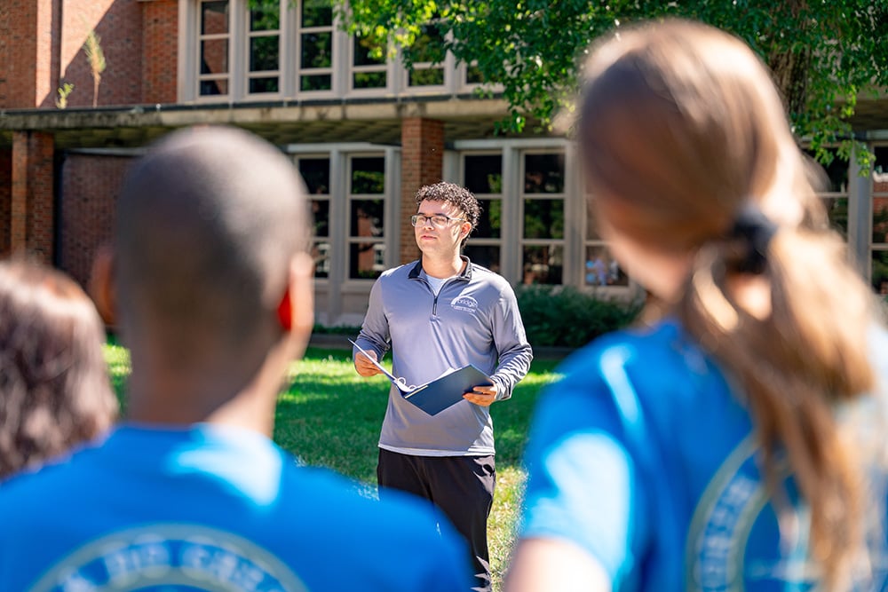Group of students outside