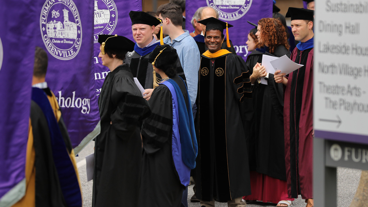 Professors in fall convocation