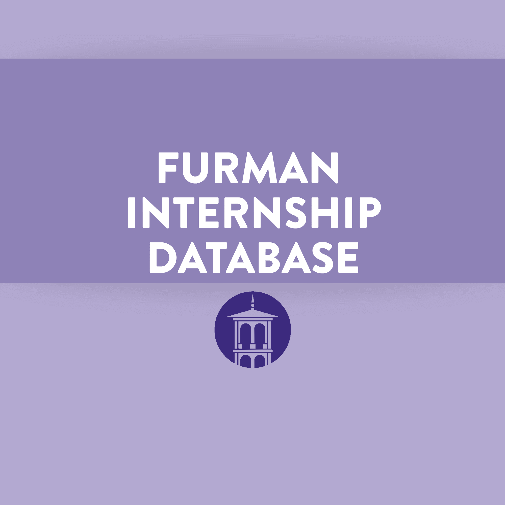 Furman Internship Database