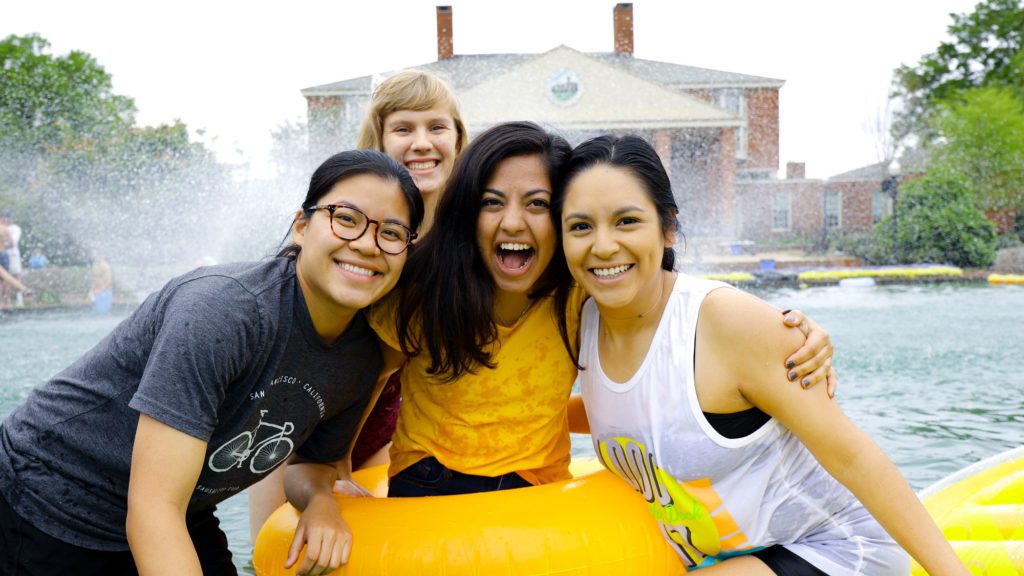 Students celebrating LDOC