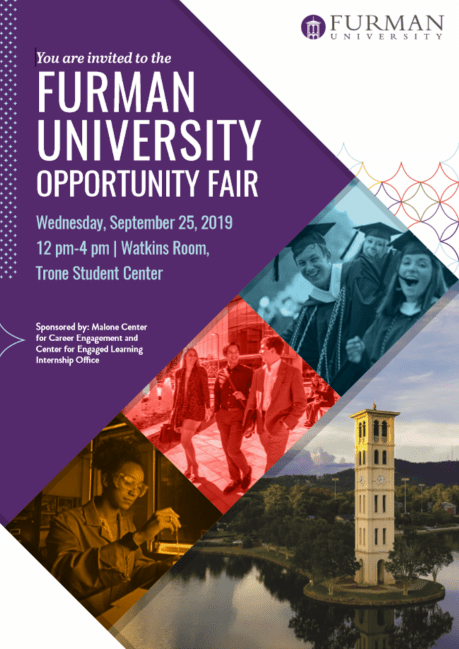 Furman University Opportunity Fair Newsletter