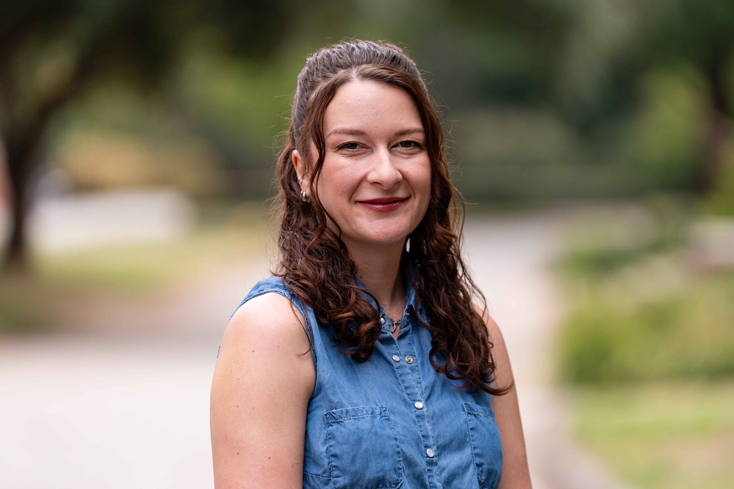 Outdoor headshot of Ciara Marshall