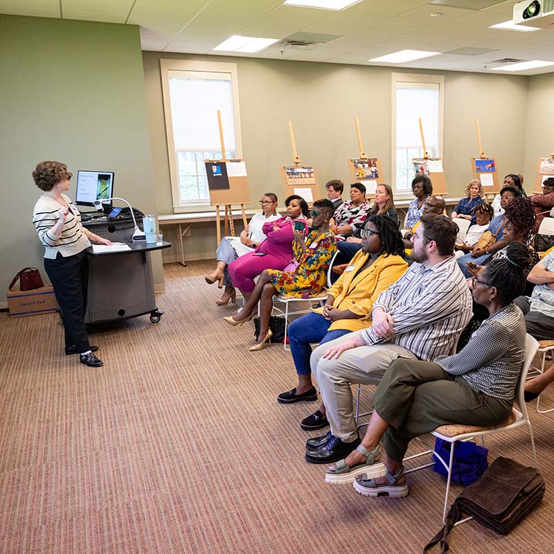 MAP student presents findings of research project