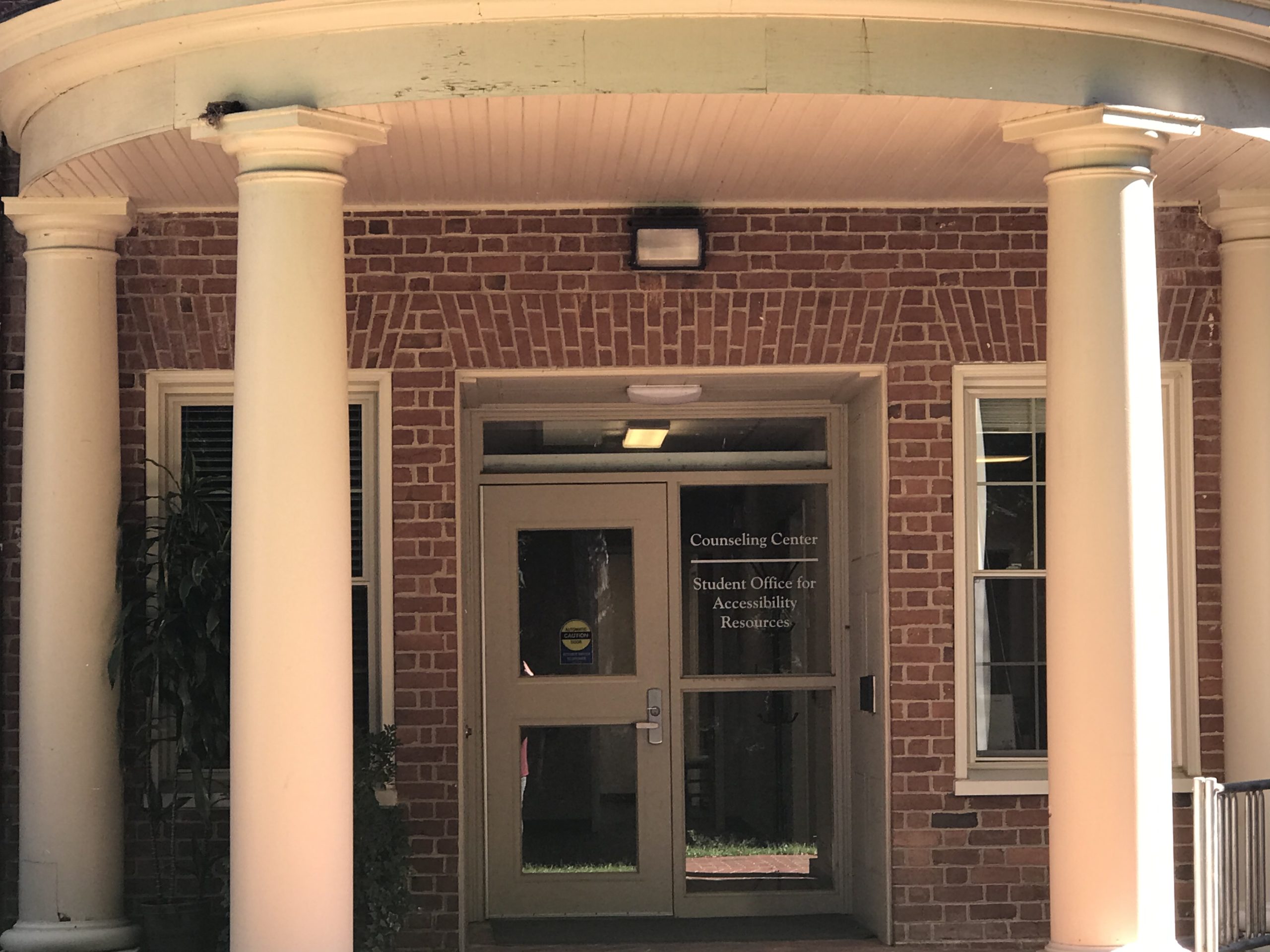 Counseling center entrance
