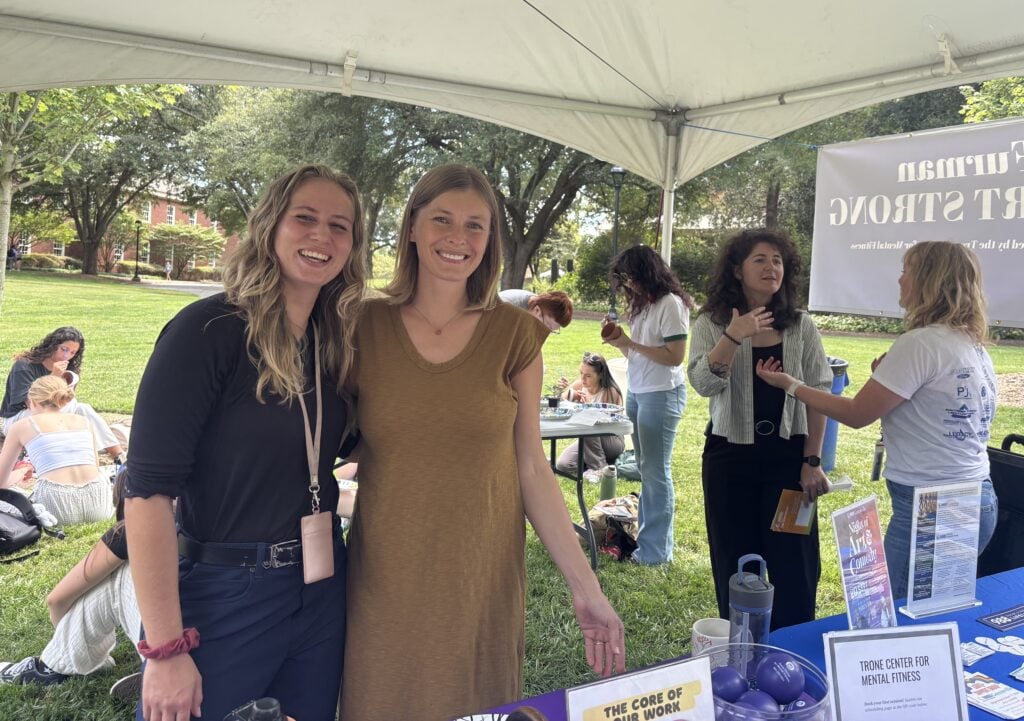 Two TCMF counselors at Start Strong Event