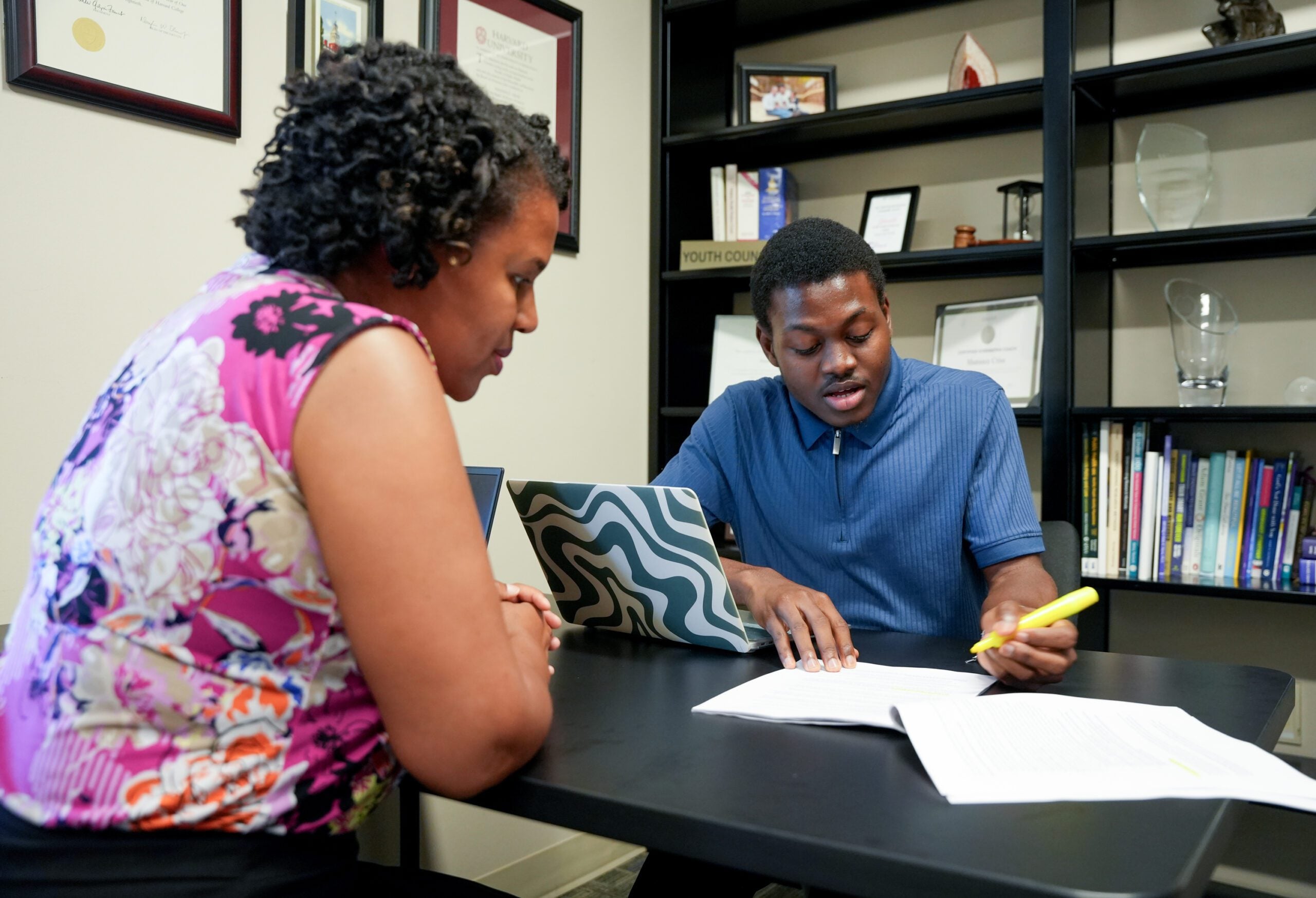 Student with Advisor