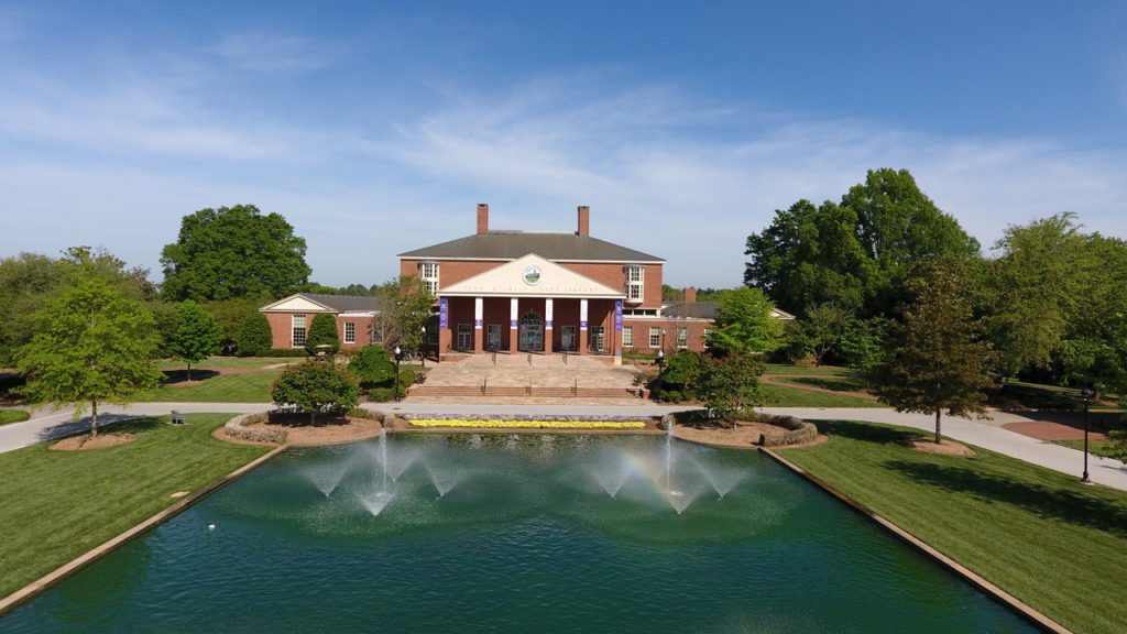 Front of the library