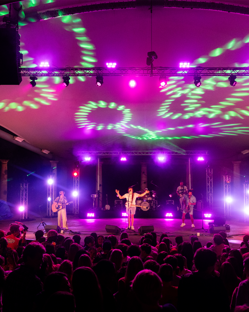 Furman concert at amphitheater