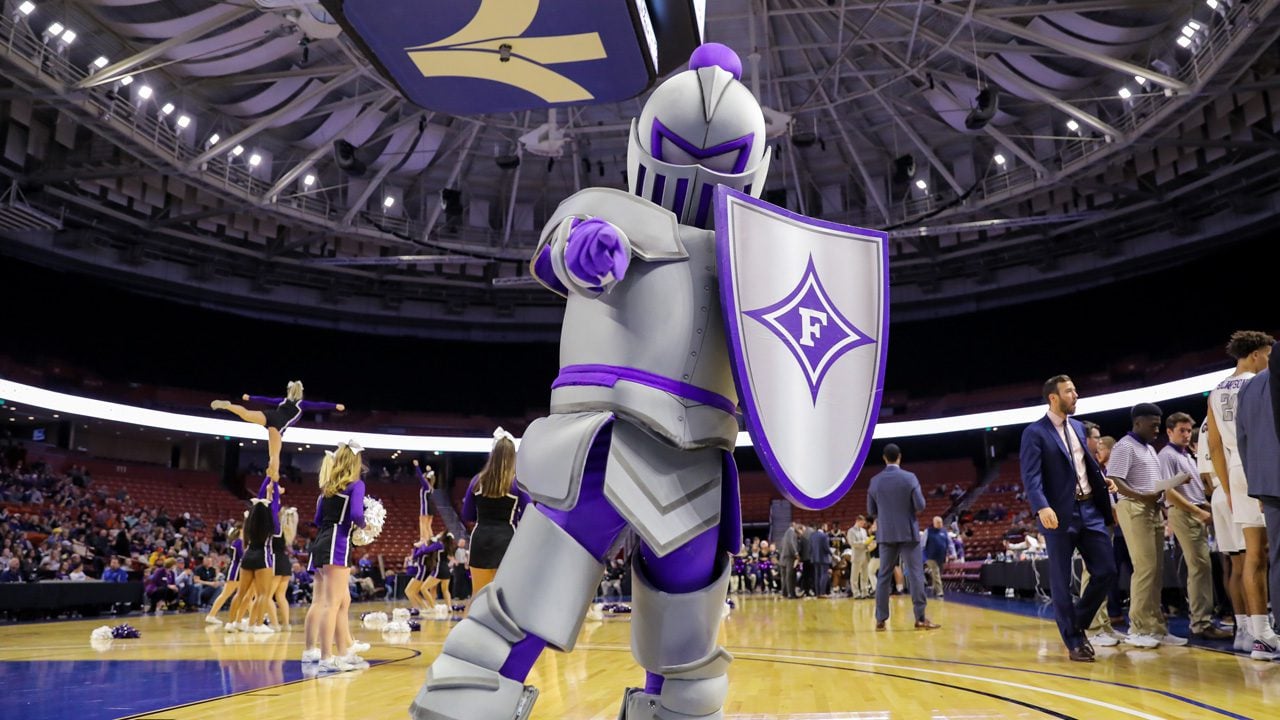 Paladin Knight during basketball game