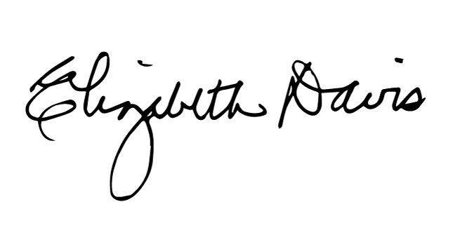 Elizabeth Davis' signature
