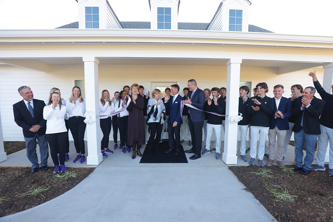 A ribbon cutting ceremony was held on February 10 for the fully donor-funded Davis & Faxon Training Facility at the REK Center.