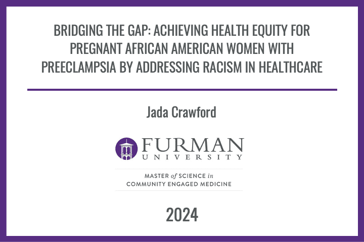 Master of Science in Community Engaged Medicine 2024 Graduates' Theses