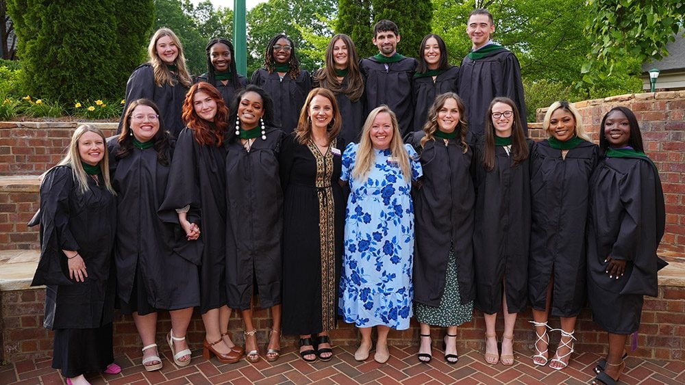 The Institute for the Advancement of Community Health held a hooding ceremony for the graduates of a Masters in Science in Community Engaged Medicine at the Younts Conference Center on Friday evening, May 5, 2023.