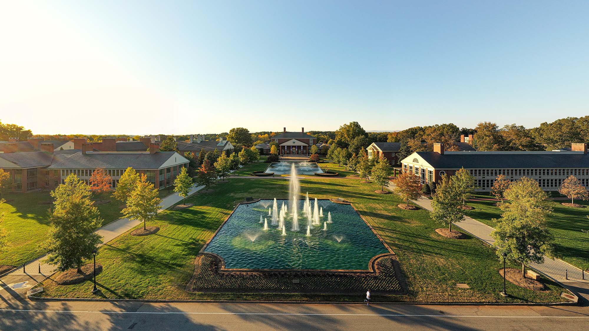Furman Campus Aerial