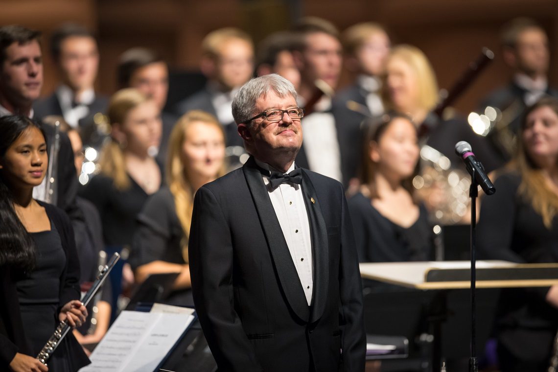 Symphonic Winds concert April 12 honors retiring professor Les Hicken