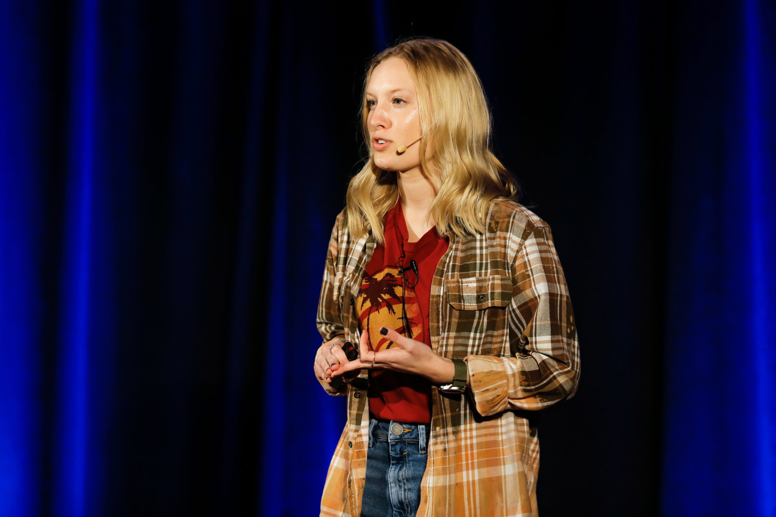 Noelle Warner '19 at TedXFurmanU 2018 