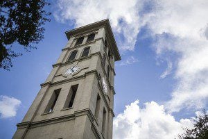 Bell Tower and Clouds