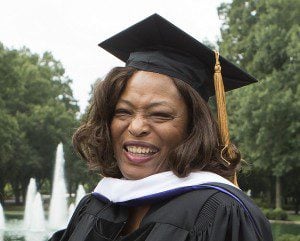 Flemming was awarded an Honorary Doctorate in Humanities this year 
