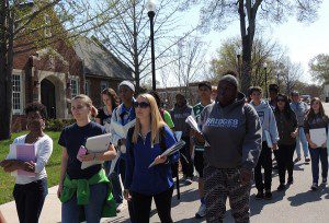 Students tour college campuses as part of Bridges to a Brighter Future