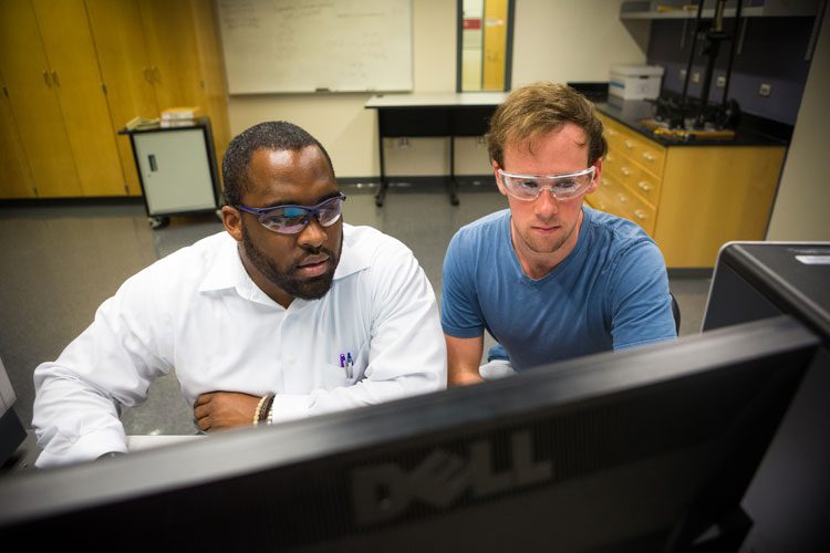 Furman students work closely with professors during their academic careers.