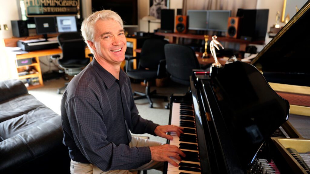 Bob Farnsworth at a piano