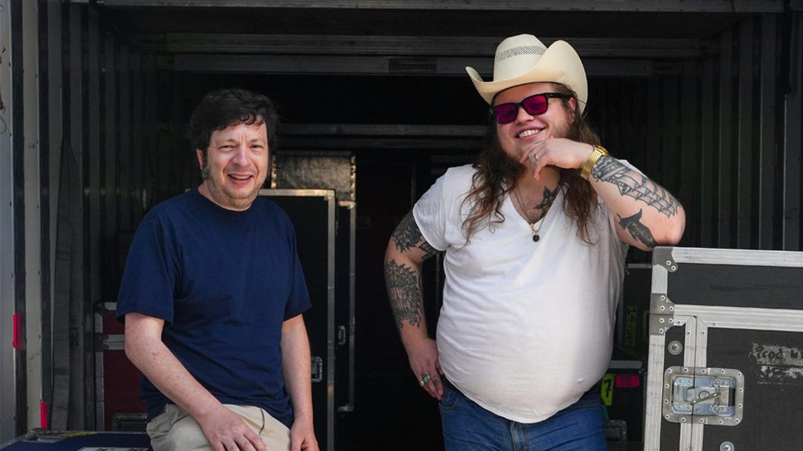 Furman alum Charles Hedgepath, left, and musician Marcus King, who started his career in the Upstate, have started The Curfew Fellowship to help provide mental health services for musicians. Photo by Nathan Gray, Furman University