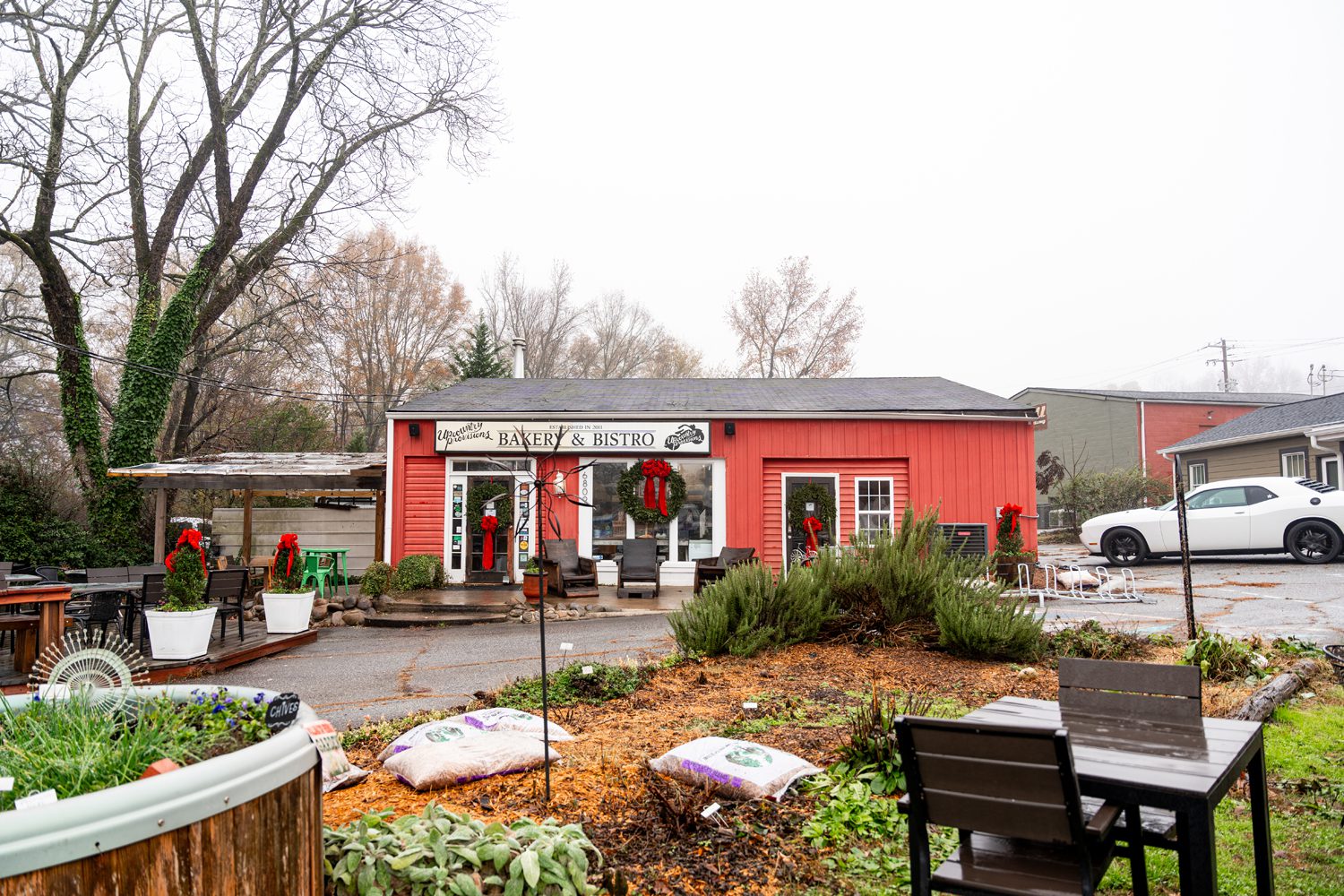 The exterior of Upcountry Provisions in Travelers Rest, SC. Photo by Owen Withycombe.