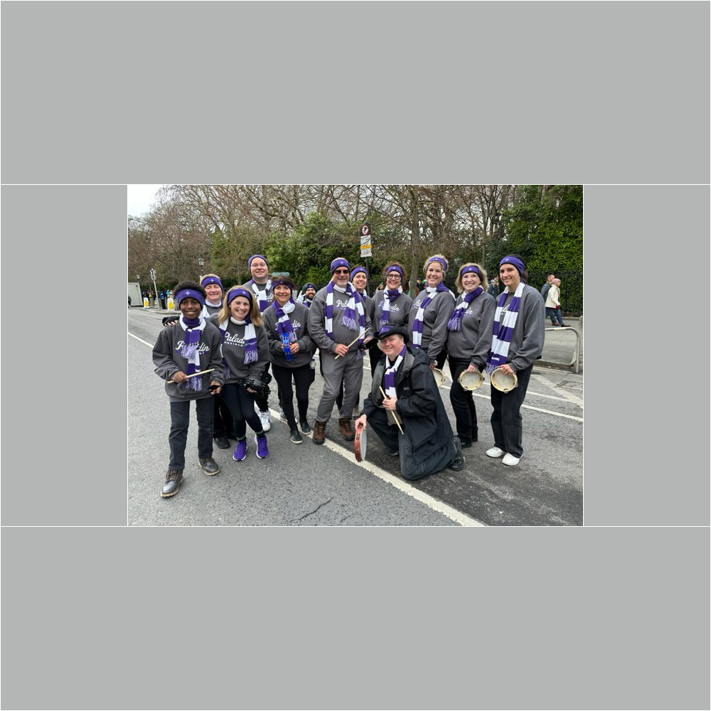 Members of the Furman marching band participated in the St. Patrick's Day Parade in Dublin, Ireland, on March 17, 2023.