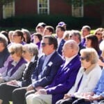 A ceremony to unveil the Benefactors Green was held on Saturday, April 13, 2024.